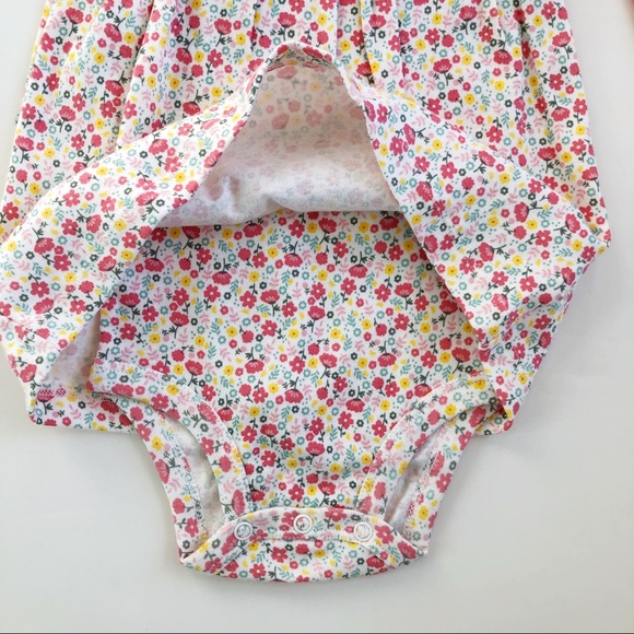 CARTER’S 6-9 Floral Romper Cardigan Headband Set - Picture 11 of 15